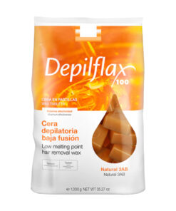 DEPILFLAX WOSK TWARDY BEZPASKOWY DO DEPILACJI 1KG NATURALNY
