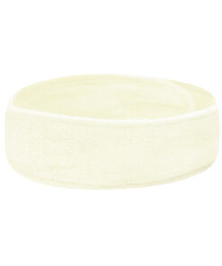 Opaska frotte kremowa