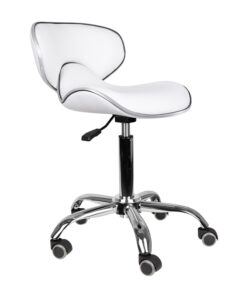 Gabbiano taboret kosmetyczny Q-4599 biały