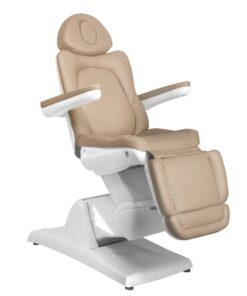 Fotel kosmetyczny elektr. Azzurro 870 3 siln. cappuccino
