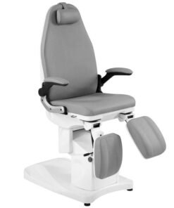 Fotel podologiczny elektr. Azzurro 709A 3 siln. szary