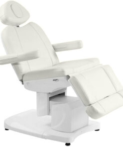 Fotel kosmetyczny elektr. Azzurro 708A 4 siln. biały
