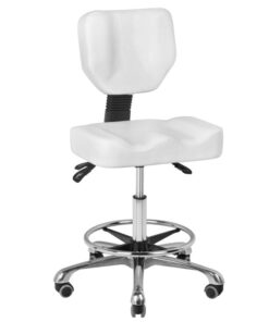 Taboret kosmetyczny A-4299 biały