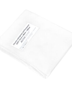 Jednorazowe chusty zabiegowe perforowane 100 szt. 15 x 20 cm białe