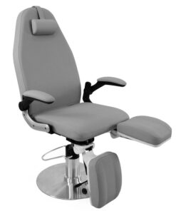 Fotel podologiczny hydrauliczny Azzurro 713A szary