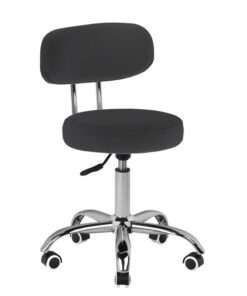 Taboret kosmetyczny do pedicure A-007 czarny