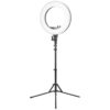 Lampa pierścieniowa Ring light 18" 48W led czarna + statyw