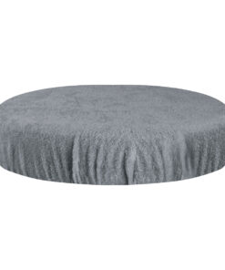 Pokrowiec frotte na taboret szary