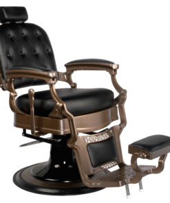 Gabbiano fotel barberski Old Ernesto czarny