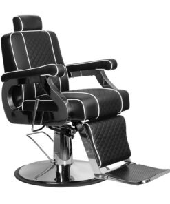 Gabbiano fotel barberski Paulo czarny