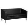 Gabbiano sofa do poczekalni BM18003 czarna