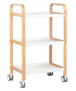 Stolik pomocnik kosmetyczny HS-09 drewno - biały