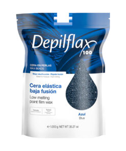 Depilflax 100 elastyczny wosk do depilacji o niskiej temperaturze topnienia perłowy azul 1000 g