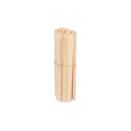Szpatułka drewniana duża 150 x 18 x 1.8 mm - 50 sztuk