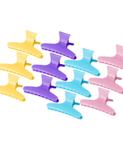 Klamry fryzjerskie do włosów kraby E-47 12 szt, 8,2 cm mix kolor