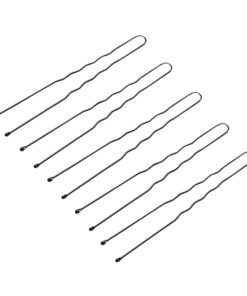 Kokówki fryzjerskie do włosów E-65 300 szt. 7 cm czarne