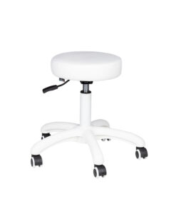 Taboret kosmetyczny AM-303-2 biały