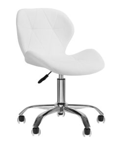 Taboret kosmetyczny QS-06 biały
