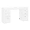 Biurko kosmetyczne 314 z pochłaniaczem kasetowym białe