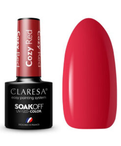 CLARESA Lakier hybrydowy COZY RED -5g