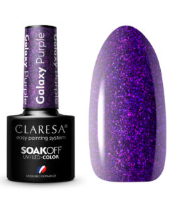 CLARESA Lakier hybrydowy Galaxy Purple 5g