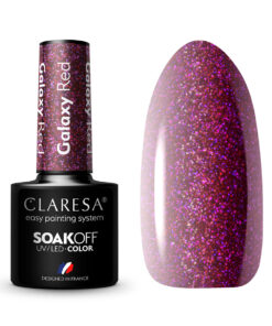 CLARESA Lakier hybrydowy Galaxy Red 5g