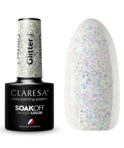 CLARESA Lakier hybrydowy GLITTER 1 -5g