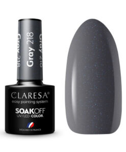 CLARESA Lakier hybrydowy GRAY 218 -5g