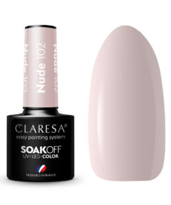 CLARESA Lakier hybrydowy NUDE 102 -5g