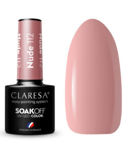 CLARESA Lakier hybrydowy NUDE 112 -5g