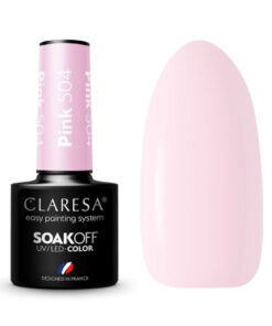 CLARESA Lakier hybrydowy PINK 504 -5g