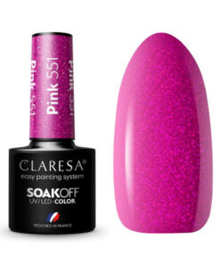 CLARESA Lakier hybrydowy PINK 551 -5g