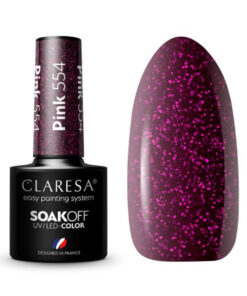 CLARESA Lakier hybrydowy PINK 554 -5g