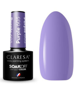 CLARESA Lakier hybrydowy PURPLE 603 -5g
