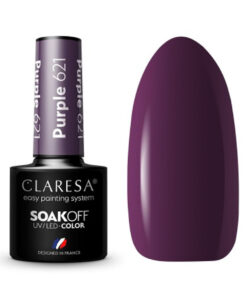 CLARESA Lakier hybrydowy PURPLE 621 -5g
