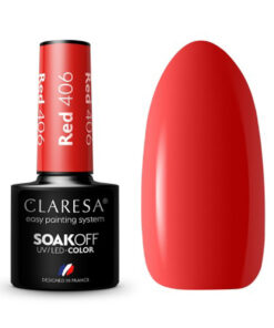 CLARESA Lakier hybrydowy RED 406 5g