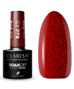 CLARESA Lakier hybrydowy RED 431 -5g