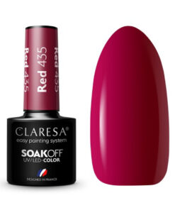 CLARESA Lakier hybrydowy RED 435 -5g