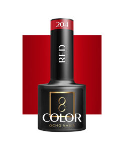 OCHO NAILS Lakier hybrydowy red 204 -5 g