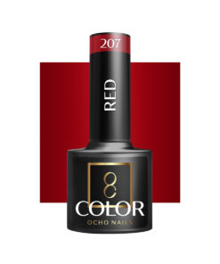 OCHO NAILS Lakier hybrydowy red 207 -5 g