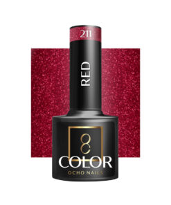 OCHO NAILS Lakier hybrydowy red 211 -5 g