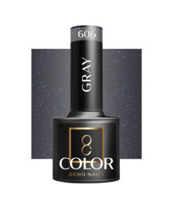 OCHO NAILS Lakier hybrydowy gray 606 -5 g