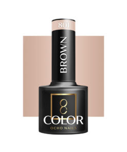 OCHO NAILS Lakier hybrydowy brown 801 -5 g
