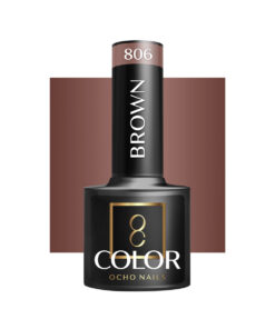 OCHO NAILS Lakier hybrydowy brown 806 -5 g