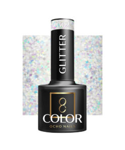 OCHO NAILS Lakier hybrydowy glitter G02 -5 g