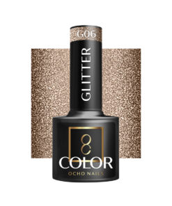 OCHO NAILS Lakier hybrydowy glitter G06 -5 g