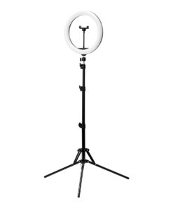 GLOW lampa pierścieniowa ring 13"" RGB bsc ze statywem 10W