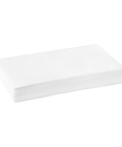 Jednorazowe chusty zabiegowe 20 szt. 70 x 40 cm białe serca