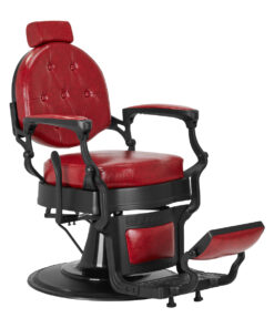 Gabbiano fotel barberski President Czerwony