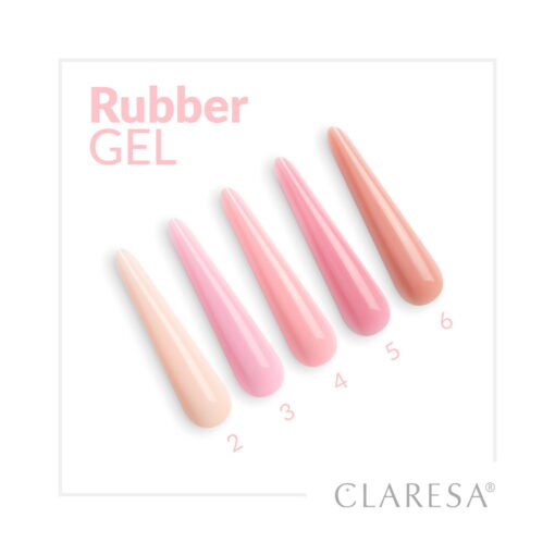 Claresa Żel budujący Rubber żel 4 -12g